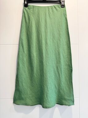 J. Crew Midi Linen Skirt